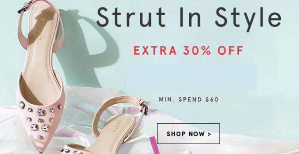 Zalora鞋子專場放大招~領碼額外7折優惠~