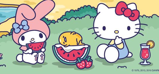 遇见hellokittymymelody和gudetama圣淘沙funfest2019等你一起来拍照