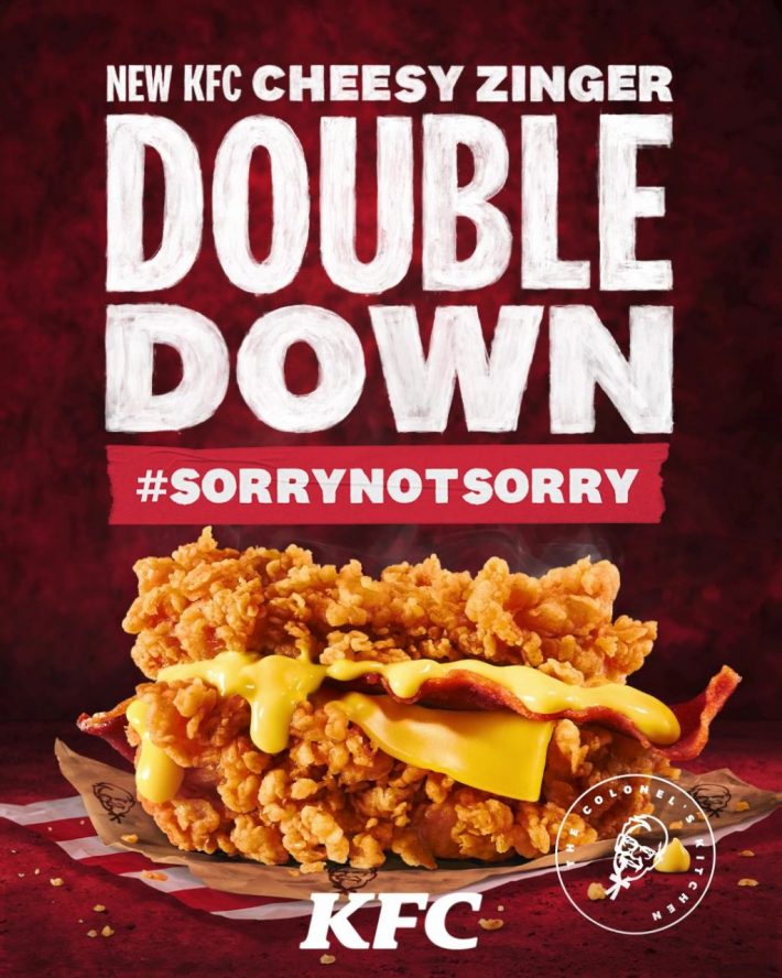 重磅回归！KFC Double Down更多芝士版将于6月4日全岛上市！ - 🇸🇬新加坡省钱皇后-皇后情报局